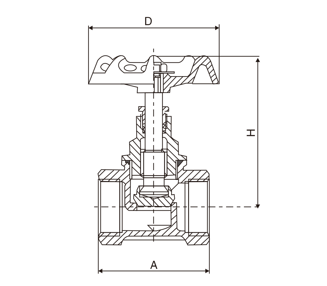 黃銅絲扣截(jié)止閥(圖1)