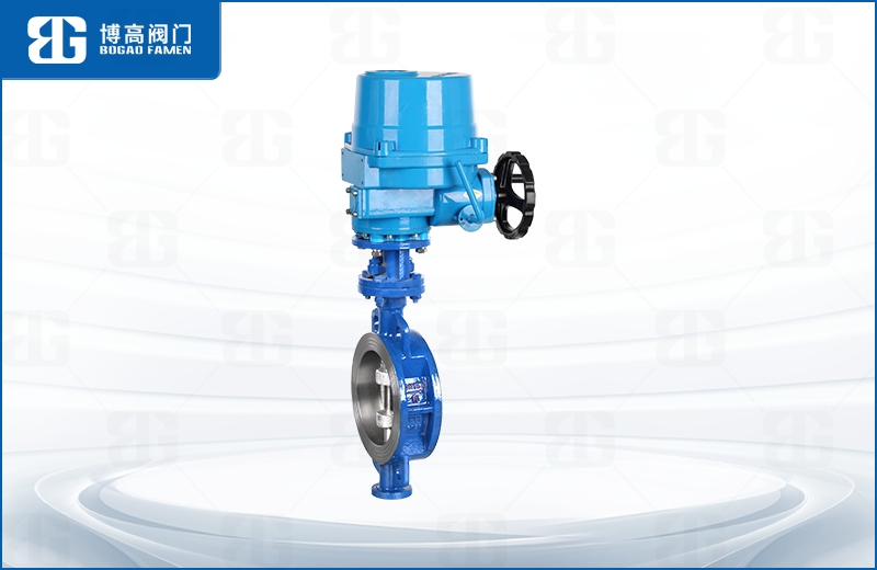 電動(dong)對夾式(shi)硬密封(fēng)蝶閥