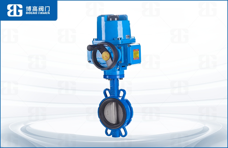 電動(dòng)對夾式(shi)中線蝶(die)閥