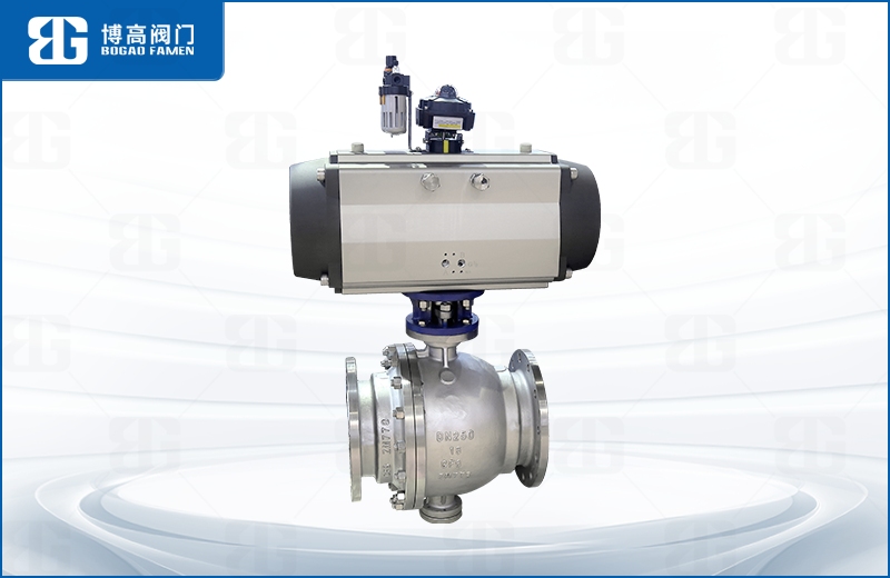 氣(qì)動不鏽鋼固(gù)定式球閥
