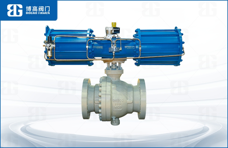 氣動(dong)鑄鋼固定式(shi)球閥